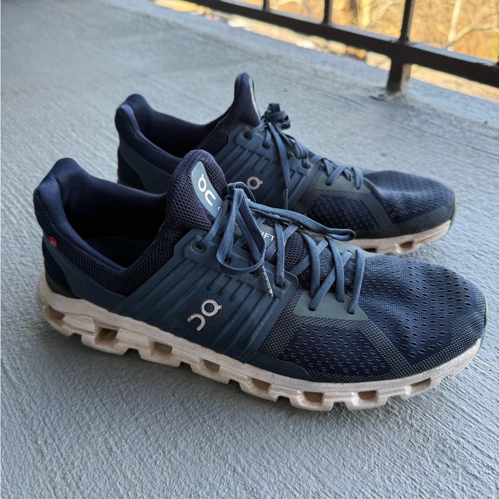 On Running Men's Navy Blue Athletic Shoes